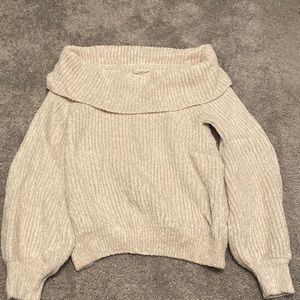 LA hearts off shoulder sweater